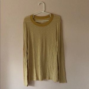 Super cute Aerie Real Soft striped yellow shirt!!